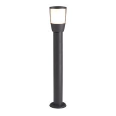 Tucson Outdoor 1 Light Post (90cm Height), Dark Grey, Clear/White Shade