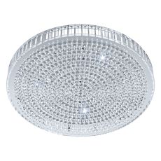 Balparda 1 Light 23.5W LED Integrated, Double Insulated Polished Chrome Flush With Crystal