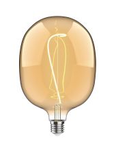 Classic Style LED Type M E27 Dimmable 220-240V 4W 2100K, 200lm, Amber Finish, 3yrs Warranty