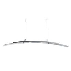 Dimmable LED Bar Light LED - Curved Pendant 4 Light 5W - Frosted Glass With Clear Edge
