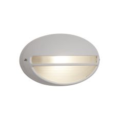 Outdoor & Porch 60W White Oval Wall Bracket/Flush