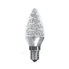 Kaleido LED Candle E14 Dimmable 3.5W Cool White 6400K, 270lm, Chrome Finish, 3yrs Warranty