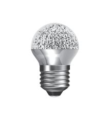 Kaleido LED Ball E27 Dimmable 3.5W Warm White 3000K, 250lm, Chrome Finish, 3yrs Warranty