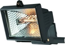 Faro Wall Lamp Floodlight 1 Light IP44 Exterior Black Aluminium/Glass 74902/71/30