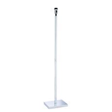 Norton 1 Light E27 Polished Chrome Floor Lamp With Lampholder Switch (Base Only)