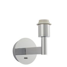 Owen 1 Light E27 Polished Chrome Switched Wall Light