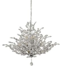 Searchlight 8011-11CC Bouquet 11 Light Pendant With Crystal Glass