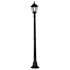 Alex Outdoor Post Lamp - 1 Light Black Ht183Cm