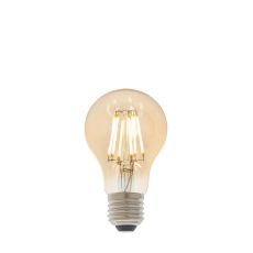 6W E27 Amber Tinted Dimmable LED Filament GLS Bulb, 2700K 550 Lumens