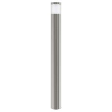 Basalgo 1, 1 Light LED Integrated Outdoor IP44 Stainless Steel Post Light With Clear Plastic Diffuser