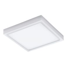 Argolis 1 Light LED Integrated White Wall/Flush Light Outdoor IP44 With Plastic Diffuser