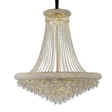 Alexandra Pendant 20 Light E14 Gold/Crystal Item Weight: 46.5kg