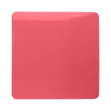 Trendi, Artistic Modern 1 Gang Blanking Plate Strawberry Finish, BRITISH MADE, (25mm Back Box Required), 5yrs Warranty