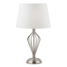 ENDON Asteria 1x40W SES Table Lamp /Satin Nickel