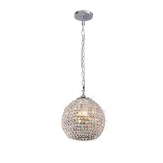 Ava Pendant 4 Light G9 Polished Chrome/Crystal