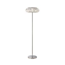 Banda Floor Lamp 6 Light G9 Polished Chrome/Crystal (Can Only Be Shipped On A Pallet, Additional Charges May Apply.)