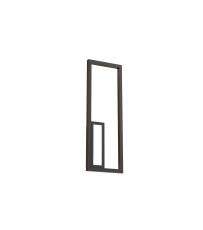 Boutique Rectangle Wall Lamp, 21W LED, 3000K, 1130lm, Black, 3yrs Warranty