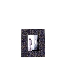 (DH) Carissa Mosaic Photo Frame Purple/Multi-Colour