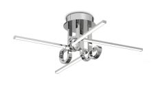 Cinto Ceiling 28W LED, 3000K, 2250lm, Polished Chrome, 3yrs Warranty