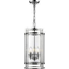 Eaton Pendant 3 Light E14 Polished Chrome/Glass