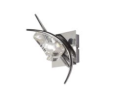 Eclipse Wall Lamp Switched 1 Light G9, Polished Chrome
