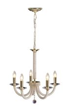 Ekinsale Pendant 5 Light E14 Gold/Crystal