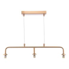 Feya 3 Light G9 Antique Bronze Adjustable Linear Bar Pendant (Frame Only)