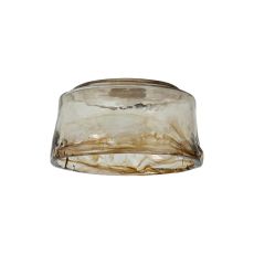 Frida Bowl Cloudy Glass Shade (A), Brown / Clear