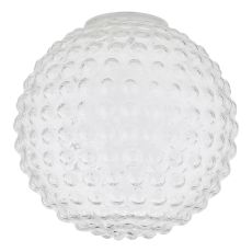 Hobnail Easy Fit Clear 25cm Glass Sahde (Shade Only)