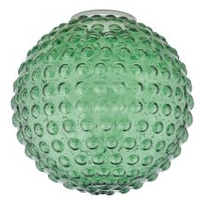 Hobnail Easy Fit Green 25cm Glass Sahde (Shade Only)
