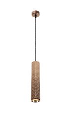 Jovis 1 Light 30cm Pendant Light GU10, Rose Gold