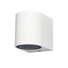 Kandanchu Round Wall Lamp, 1 x GU10, IP54, Sand White, 2yrs Warranty