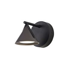 Kloft Wall Lamp 1 Light, 1 x 3W LED, 3000K, 110lm, Sand Black/Grey, 3yrs Warranty