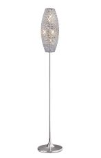 Kos Floor Lamp 4 Light G9 Polished Chrome/Crystal