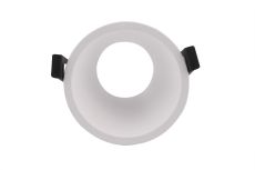 Lamborjini Funnel 45°, 85mm Cut Out, Spotlight Round, 1 x GU10 (Max 12W), White, Lampholder Included