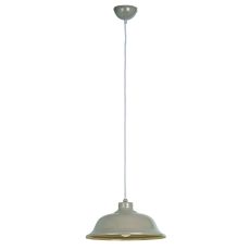 Endon LAUGHTON-GRY Laughton Single Pendant Slate Grey Finish