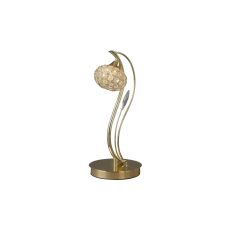 Leimo Table Lamp 1 Light G9 French Gold/Crystal