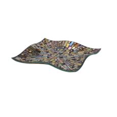 (DH) Luana Mosaic Platter Small Multi-Colour