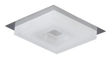 Marcel Recessed Down Light 6W LED Square 3000K, 550lm, Polished Chrome/Frosted Acrylic, Driver Included, 3yrs Warranty
