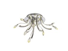 Marissa Small Celing, 6 x 2W LED, 3000K, 580lm, Polished Chrome, 3yrs Warranty