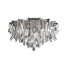 Mios Ceiling 15 Light G4 Polished Chrome/Crystal, NOT LED/CFL Compatible