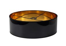 Niva Round, 450 x 150mm Shade (B), Gold/Black