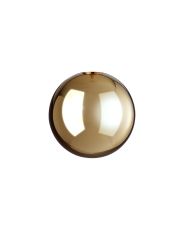 Penton 150mm Round Gold With Inner Frosted Globe (G) Glass Shade