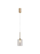 Penton Single Pendant 2m, 1 x G9, French Gold/Clear Type B Shade