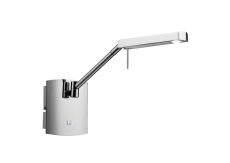 Phuket Wall Lamp 1 Light 7W LED 3000K, 600lm, Touch Dimmer, Polished Chrome, 3yrs Warranty