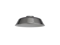Prema Round 25cm Lampshade With Angled Sides, Chrome