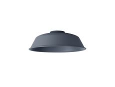 Prema Round 25cm Lampshade With Angled Sides, Cool Grey
