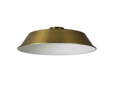 Prema Round 35cm Lampshade With Angled Sides, Gilt Bronze