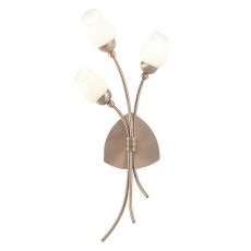 Rimini Wall Lamp 3 Light G9 Antique Copper/Opal Glass