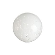 Salas 150mm Round Speckled Glass Shade (K), White / Clear